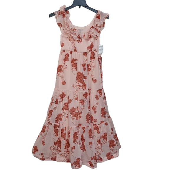 Chelsea28 Dresses & Skirts - Chelsea28 Ruffle Midi Dress XS New With Tags